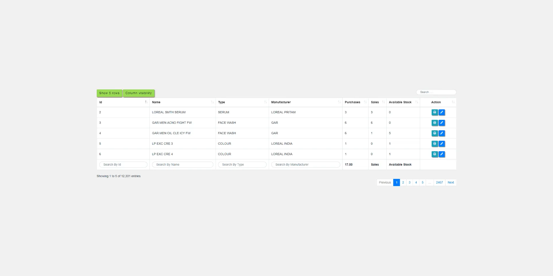 DataTables - Turn ordinary table into an interactive table - Image | Sariful Islam