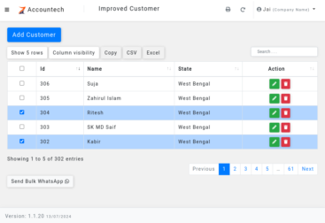 Row Selection and 'Select All' in jQuery DataTables